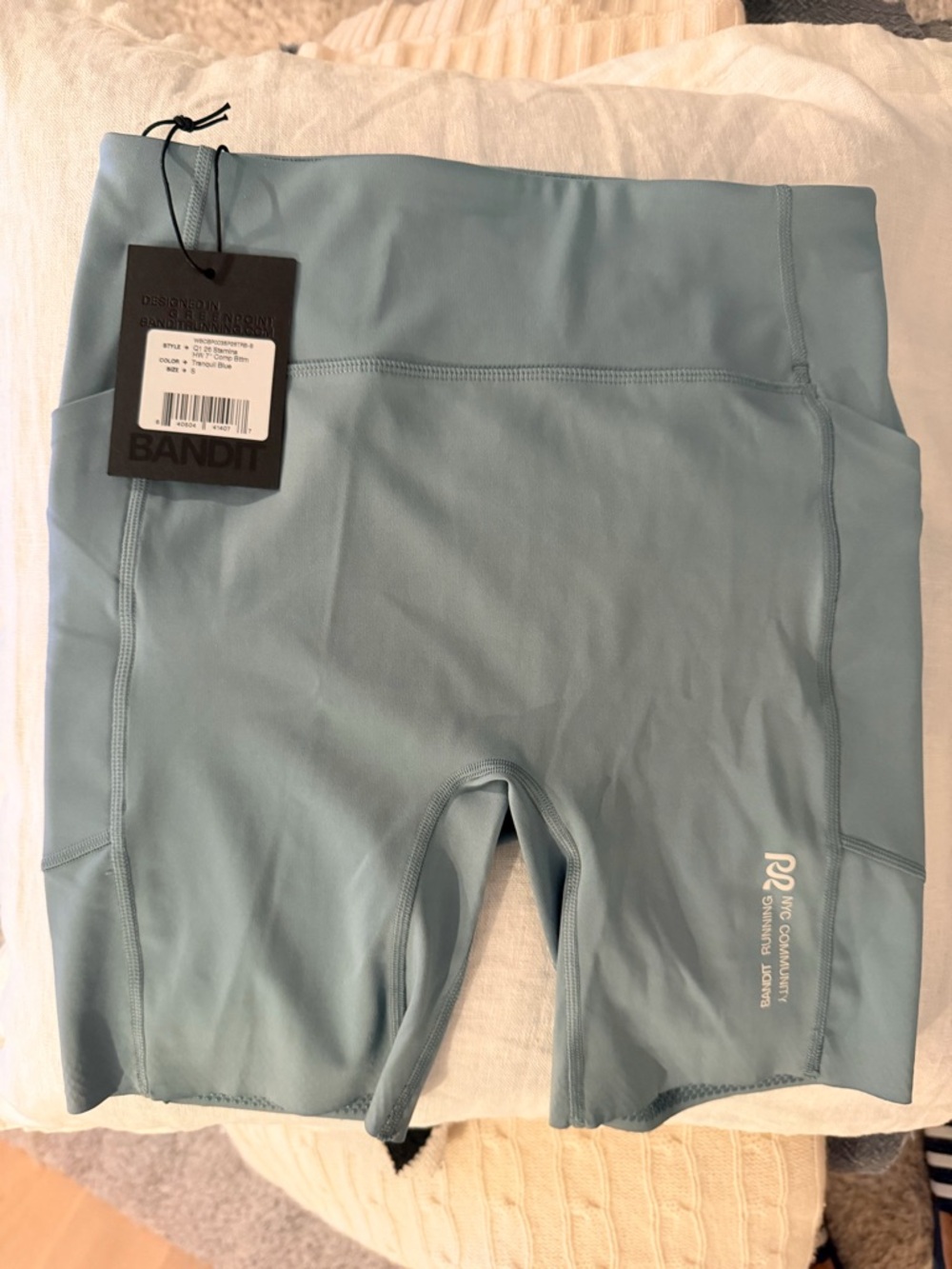 NWT Bandit Stamina hght waist 7” compression short